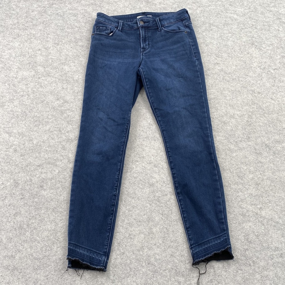 Old Navy Rockstar Super Skinny Jeans Womens 6 (27x26) Dark Wash Thermal Lined